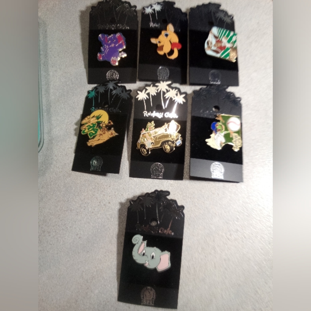 Rainforest Cafe Trading PIN Lot Of 7